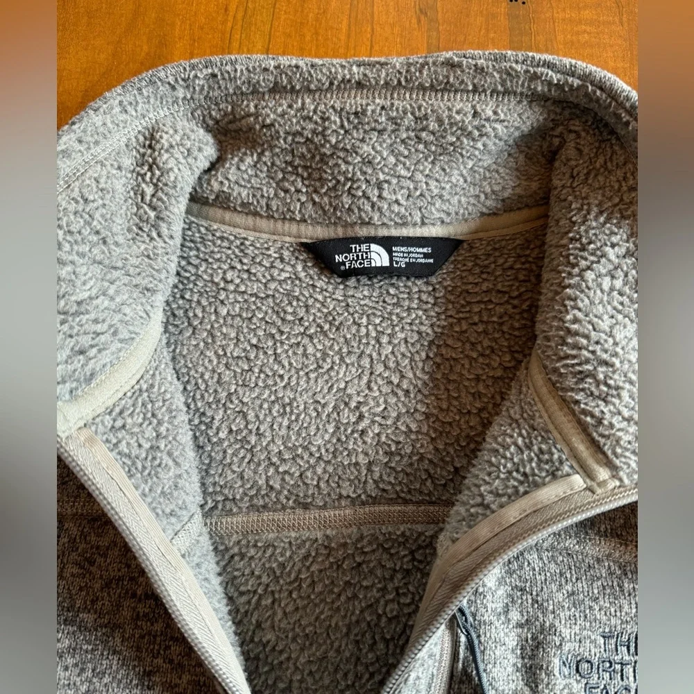The North Face Gordon Lyons Quarter Zip - Mens Large Tan Heather - Picture 2 of 4